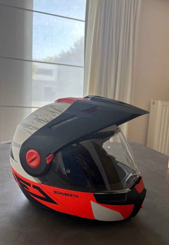 Schuberth e1 helm met Sena intercom, Motos, Autres marques, Femmes, Enlèvement ou Envoi, Casque intégral