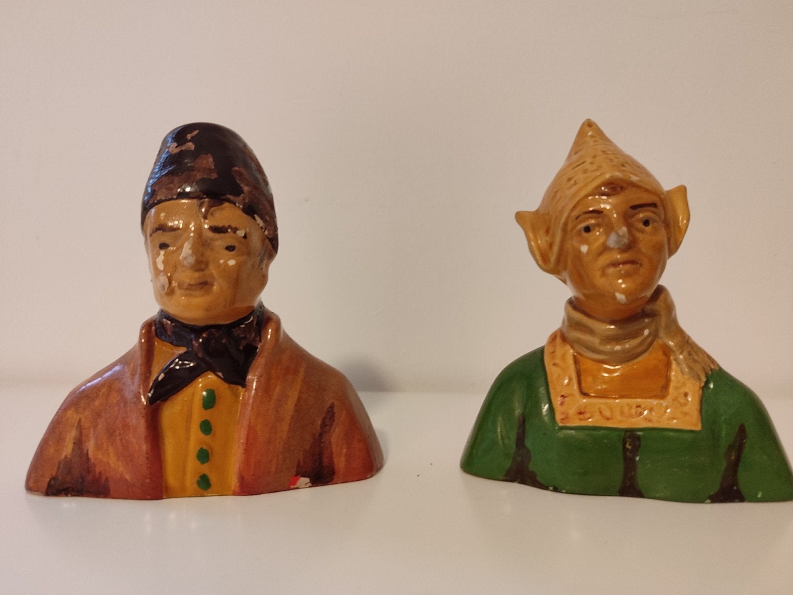 couple fermiers néerlandais statue ancienne, poterie Gouda, Antiquités & Art, Antiquités | Céramique & Poterie, Enlèvement ou Envoi