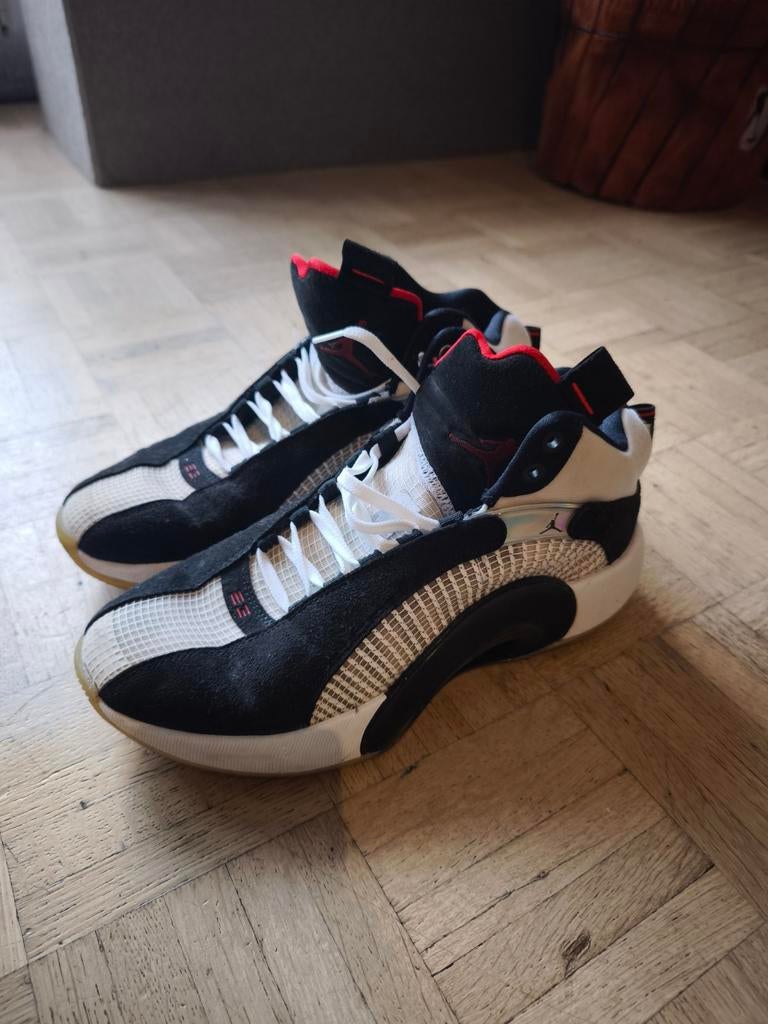 Nike Air Jordan XXXV, Wit, Ophalen of Verzenden, Sneakers, Nike air jordan