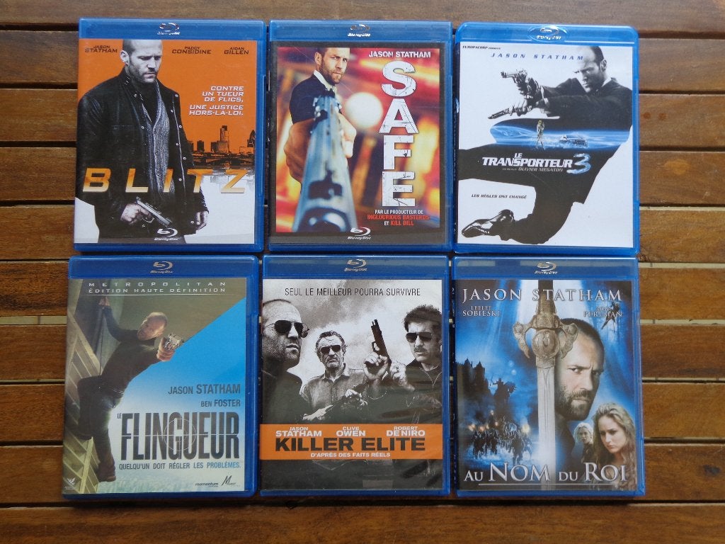 )))  Bluray Jason Statham  //  6 Films  (((, Action, Enlèvement ou Envoi, Film, Comme neuf