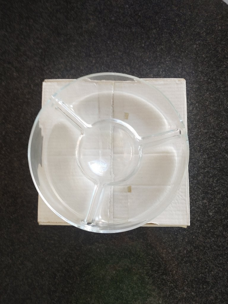 Aperitief schaal glas, Schaal, Vaatwasserbestendig, Rond, Ophalen of Verzenden