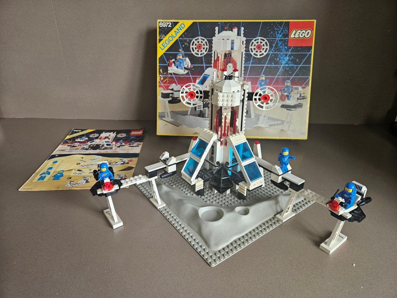 lego set 6972 polaris I space lab (1987), ruimte set met doo, Gebruikt, Lego, Ophalen of Verzenden, Complete set