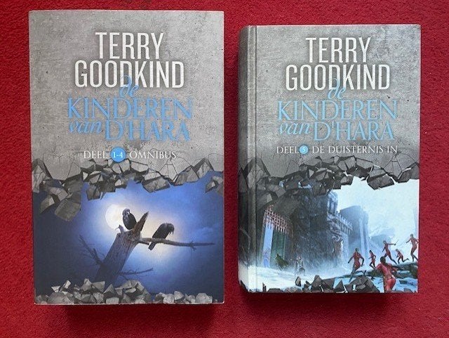 TERRY GOODKIND DE KINDEREN VAN D'HARA,DE COMPLETE SERIE EEN, Livres, Fantastique, Enlèvement ou Envoi