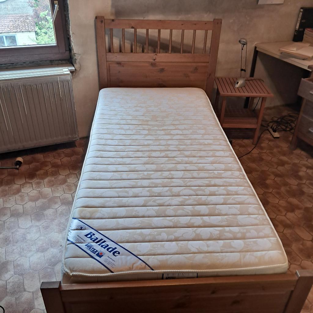 Lit 1 personne, 100 cm, Une personne, Brun, Enlèvement
