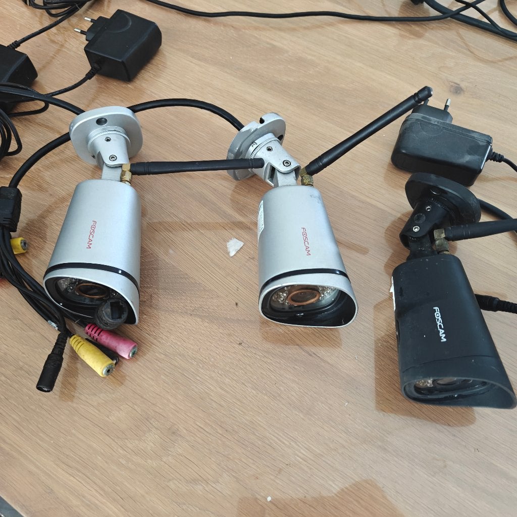 3 x foscam ip-camera, Enlèvement