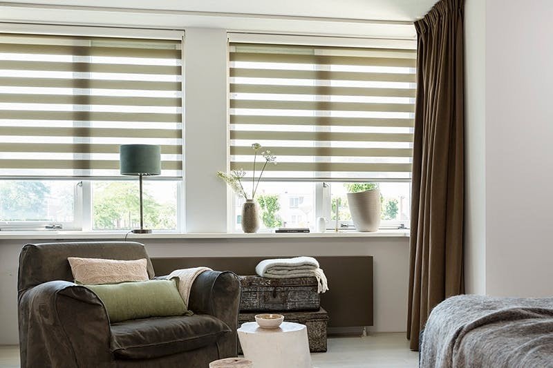Luxaflex Duo Rolgordijn Twist, Huis en Inrichting, Ophalen, 280 cm, Duo rolgordijn, Rolgordijn