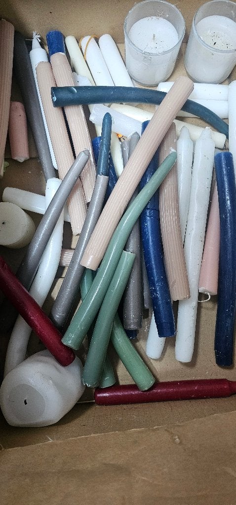 Kaarsen, Huis en Inrichting, Woonaccessoires | Kandelaars en Kaarsen, Ophalen of Verzenden, Gebruikt, Overige materialen, Kaars