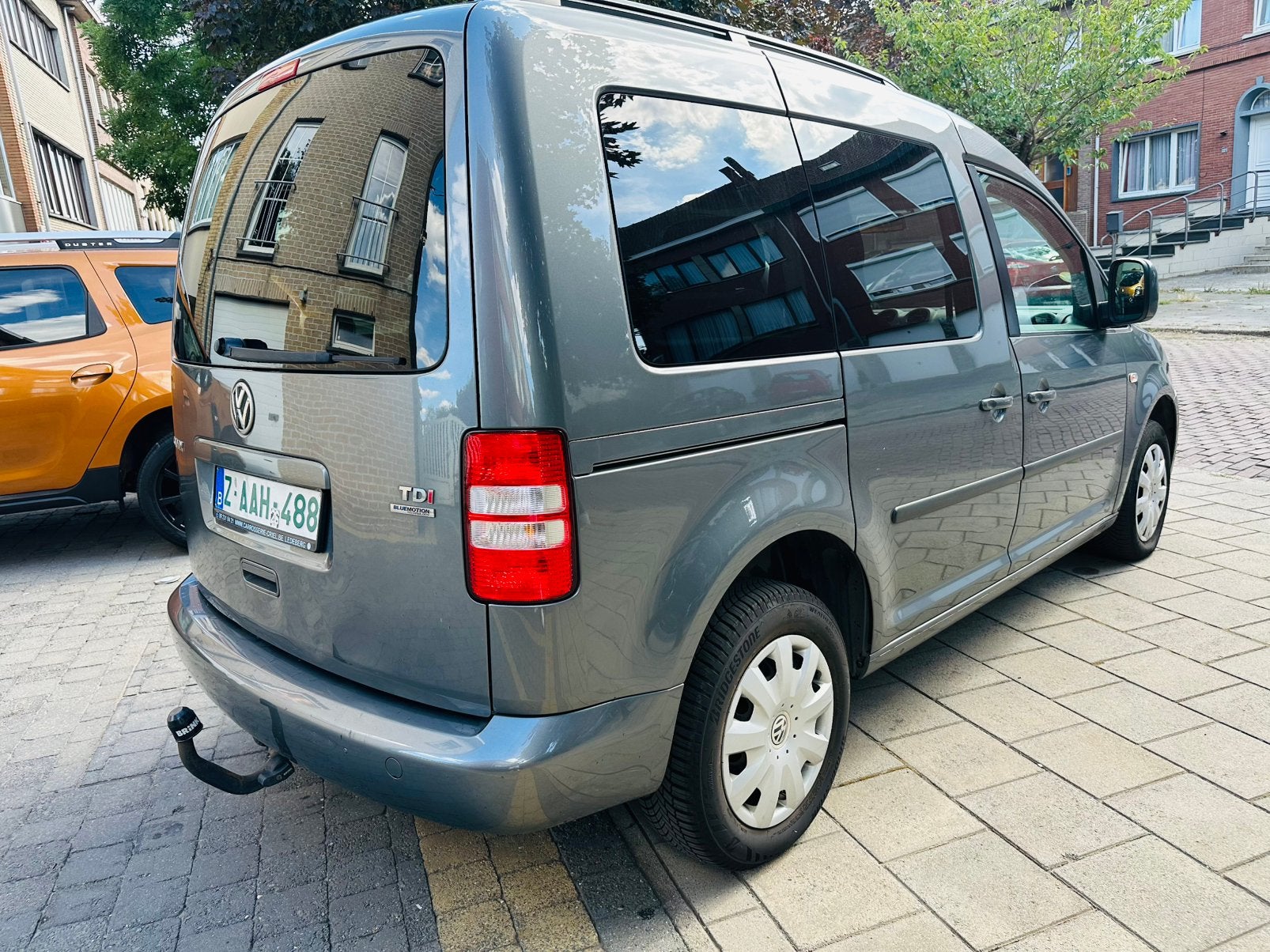 VW CADDY 1.6 CRTDI DSG AUTO. AIRCO  5 PLACES 2015 7500€, Carnet d'entretien, 5 portes, Automatique, Tissu