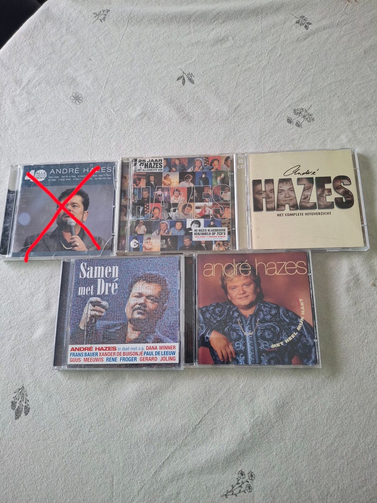 cds andre hazes  1 euro per cd, Ophalen of Verzenden