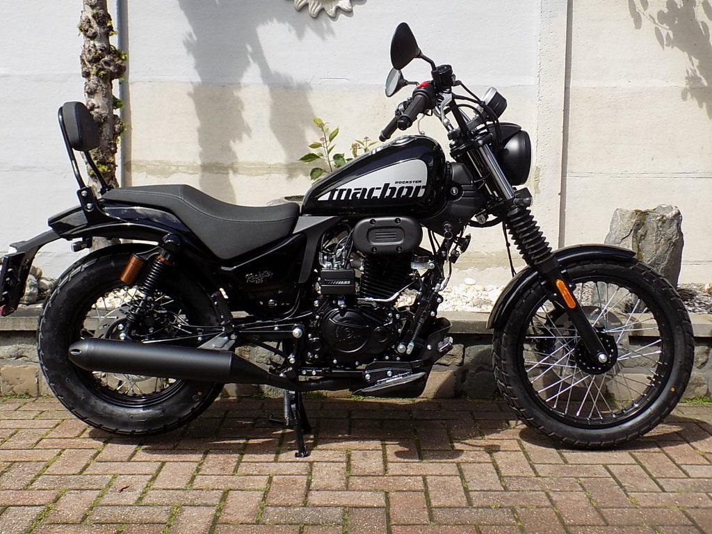 Macbor Rockster 125 cc black chopper cruiser , Nieuw, Chopper, Bedrijf, 125 cc
