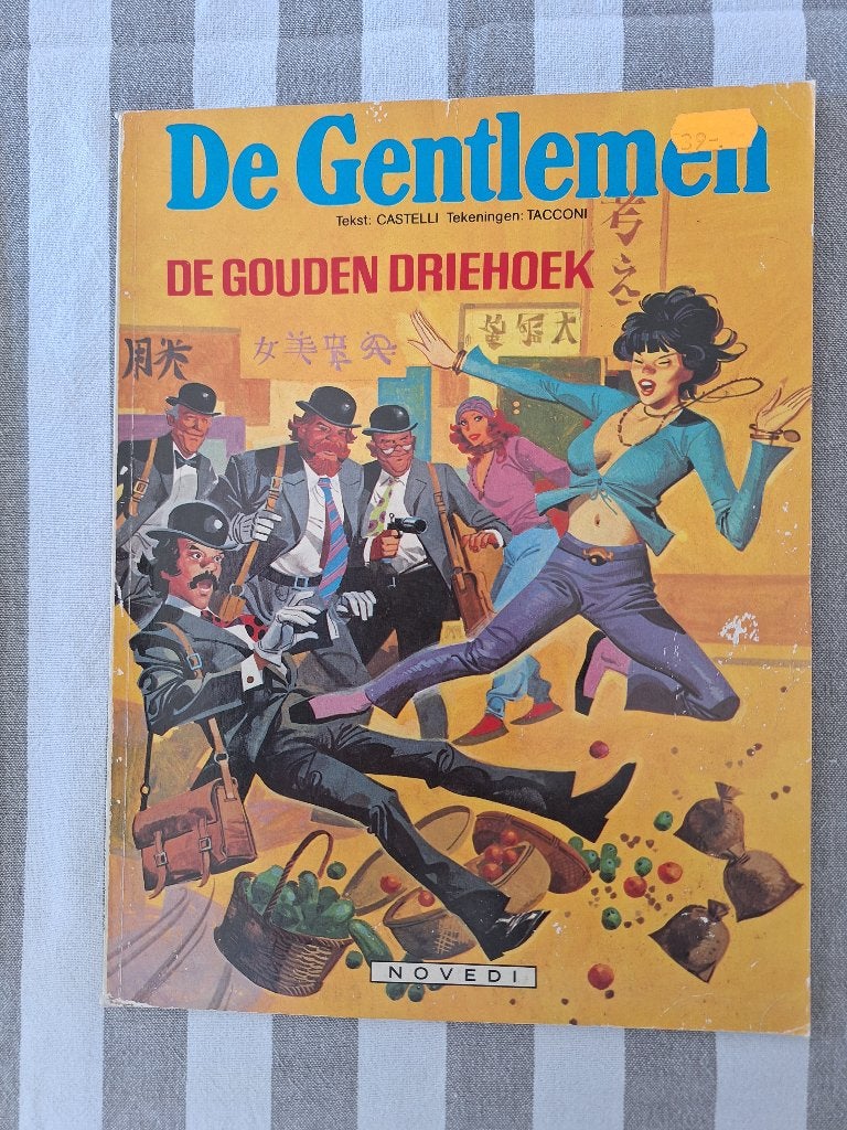 de gentlemen 5: de gouden driehoek, Eén stripboek, Ophalen of Verzenden, Gelezen