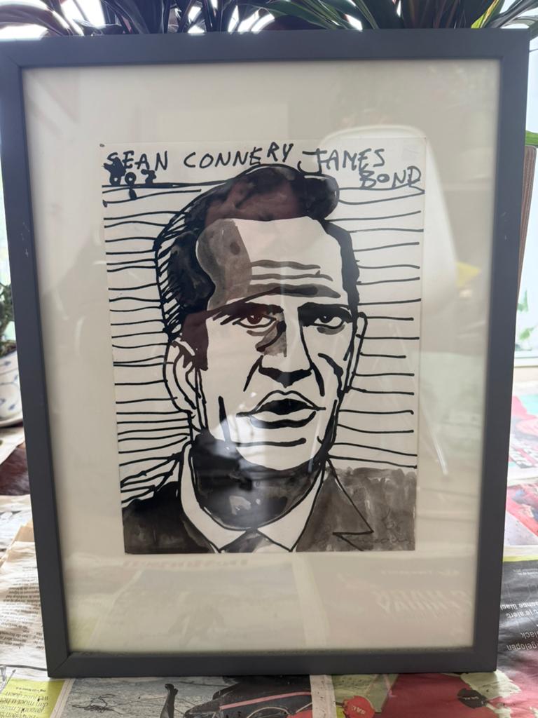 ‘Sean Connery James Bond 007’Bruneau ‘06, gesigneerd, Antiek en Kunst, Ophalen