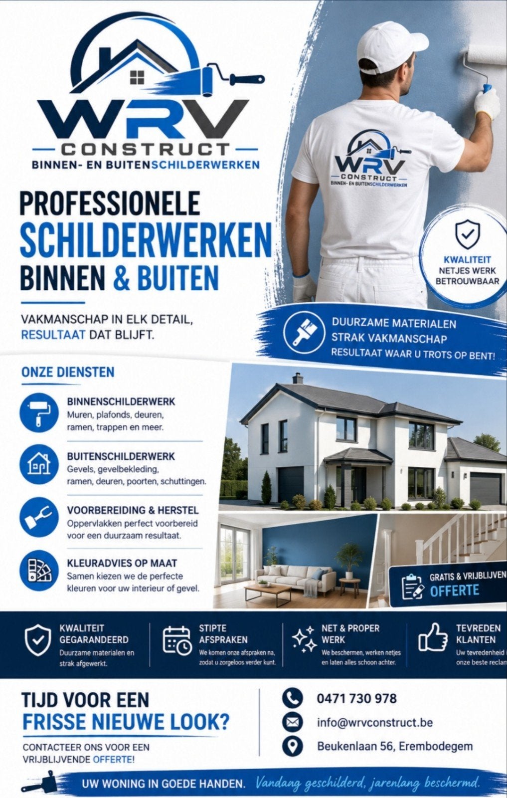 schilderservice, Doe-het-zelf en Bouw, Ophalen of Verzenden