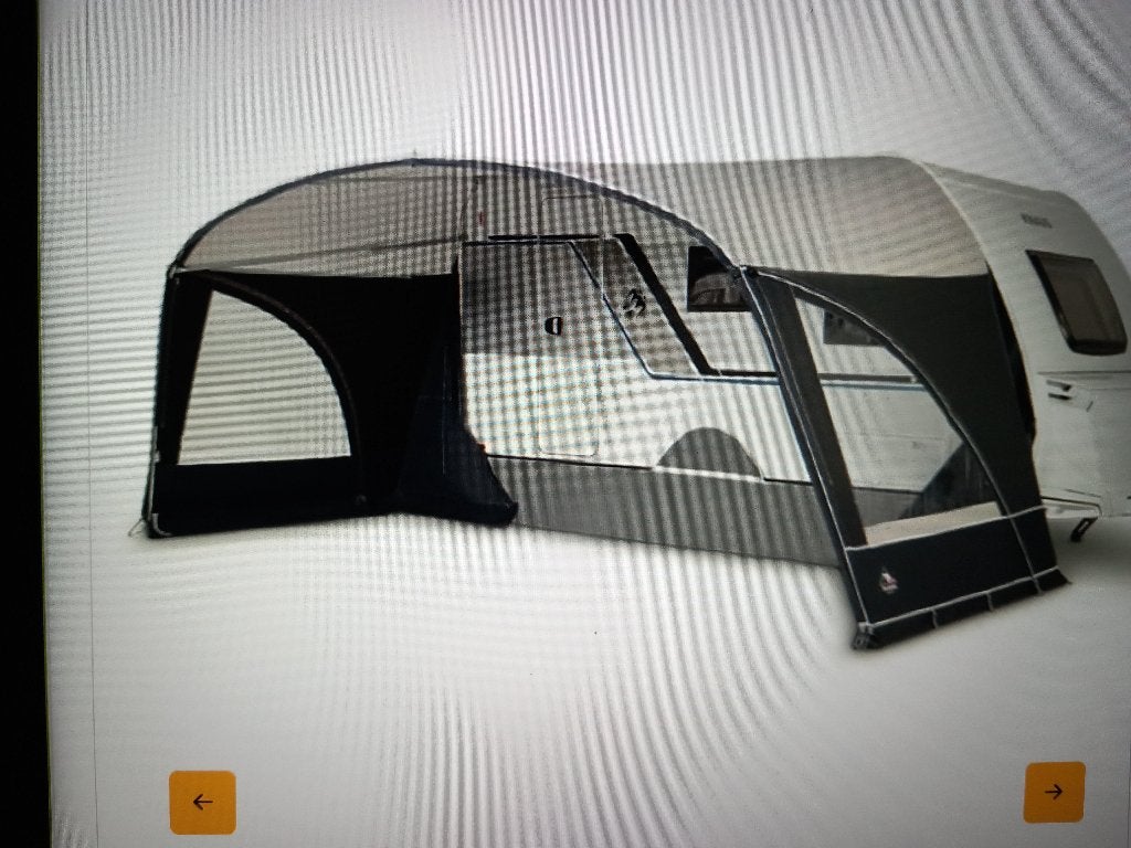 caravanluifel, Caravans en Kamperen, Voortenten en Luifels, Ophalen, Gebruikt, Polyester