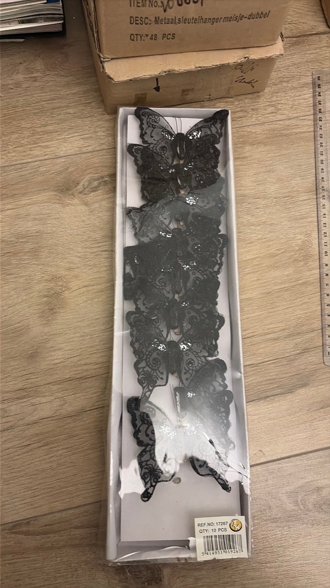 Decoratie vlinders op wasknijpers, TV, Hi-fi & Vidéo, Décodeurs & Enregistreurs à disque dur, Enlèvement, Comme neuf