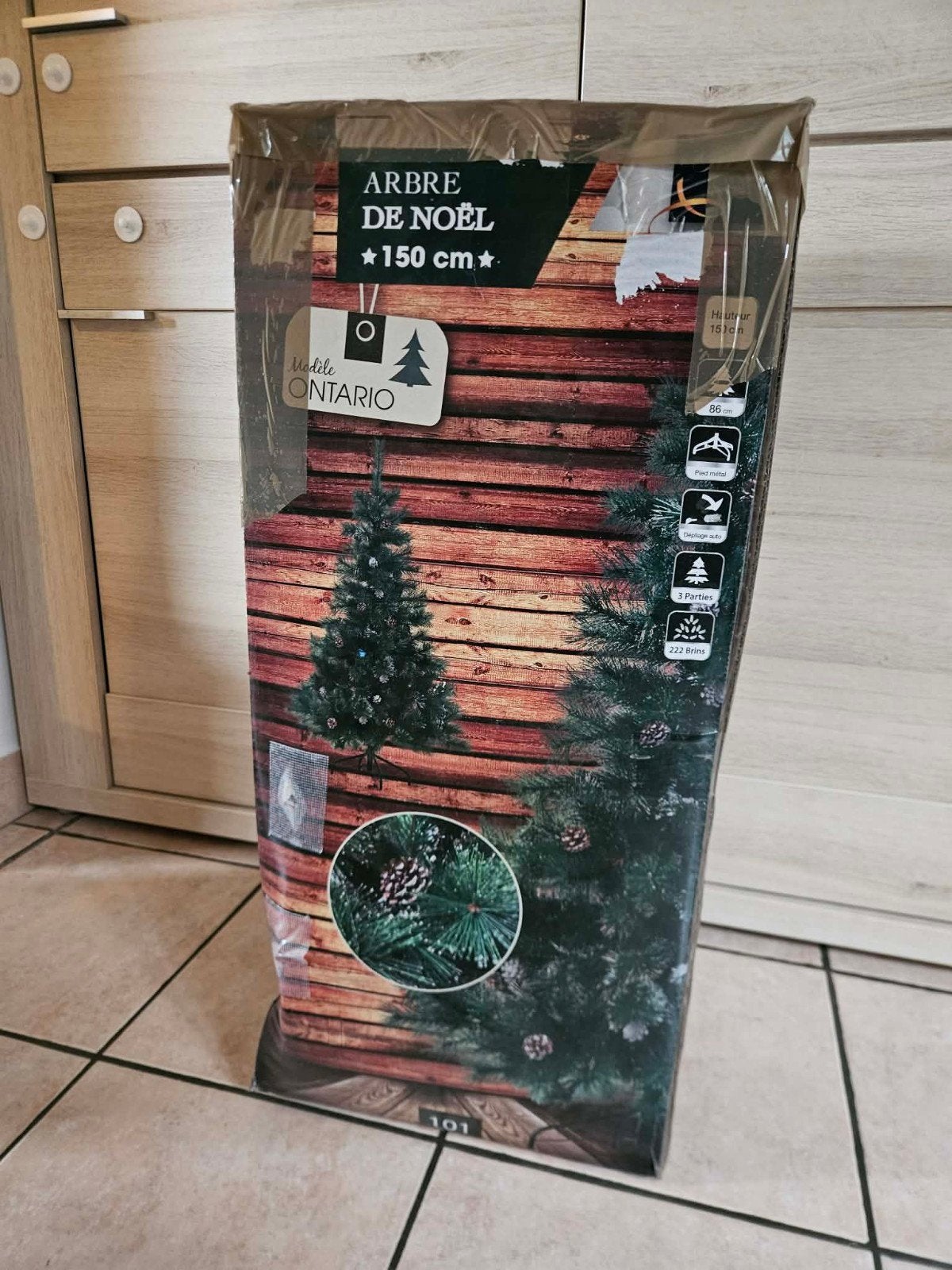 sapin de Noël 150cm, Enlèvement, Comme neuf