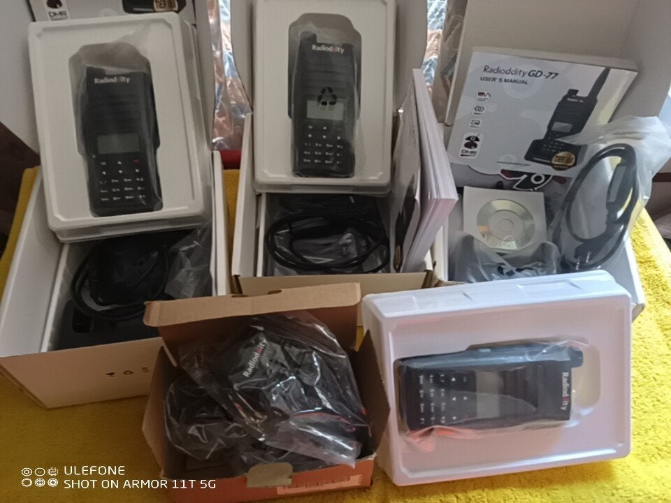 GD-77 COMPLET, Télécoms, Émetteurs & Récepteurs, Enlèvement ou Envoi, Utilisé, Émetteur et Récepteur