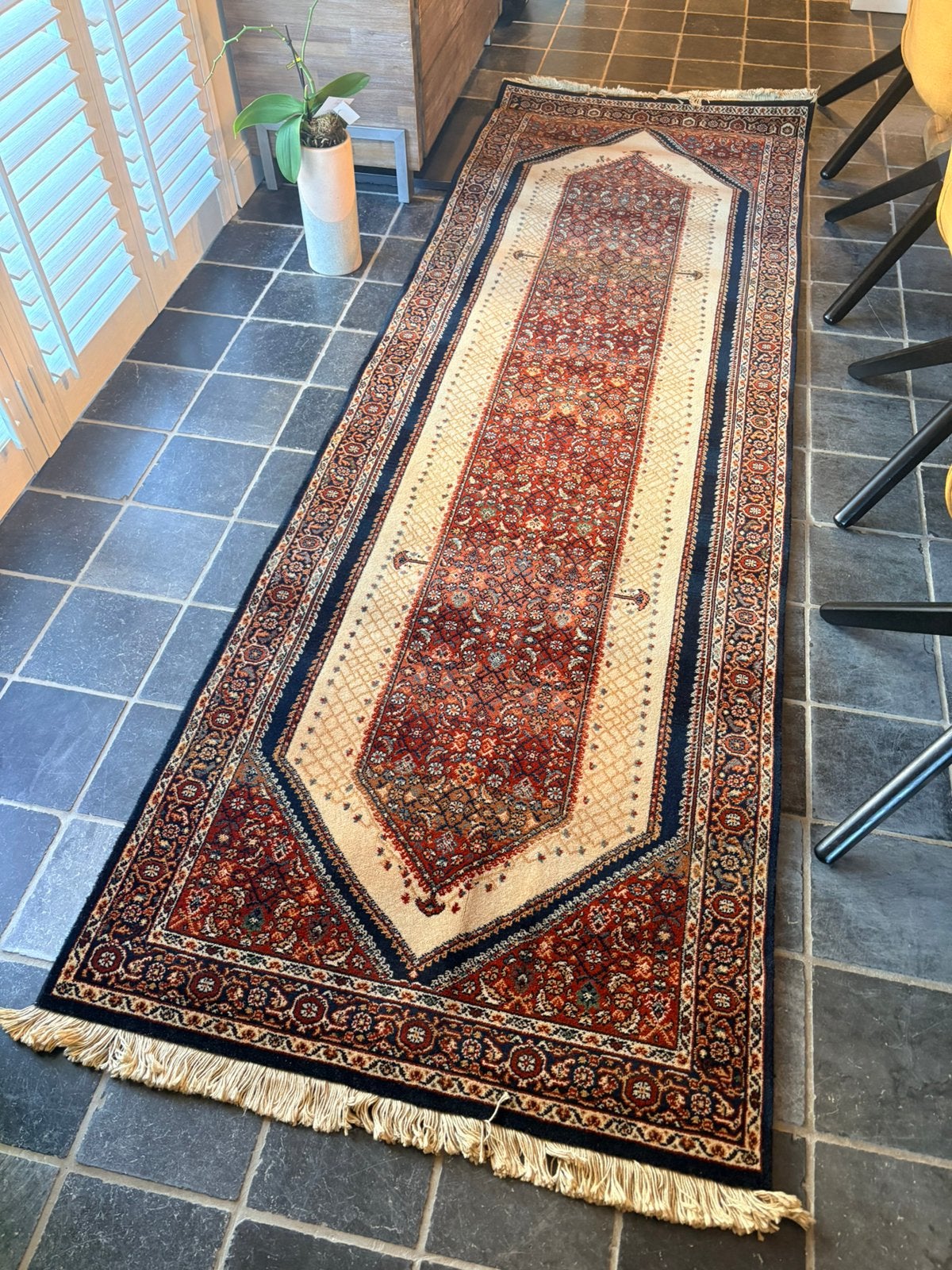 Wollen loper/kleed Persiakhan (90x288 cm) - Duits fabrikaat, Huis en Inrichting, Stoffering | Tapijten en Vloerkleden, Ophalen