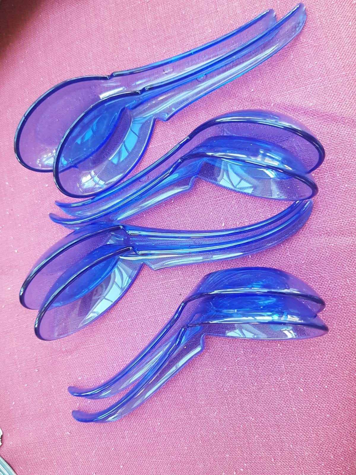 lot de 8 cuillères à café Tupperware Amuses, Enlèvement ou Envoi, Neuf, Bleu