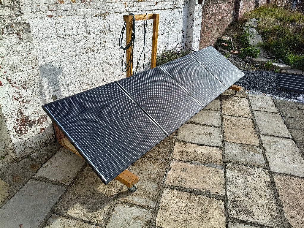 Kit de 4 panneaux solaires Avidsen 480W plug and play., Bricolage & Construction, Enlèvement, Utilisé, Système complet, 200 watts-crêtes ou plus