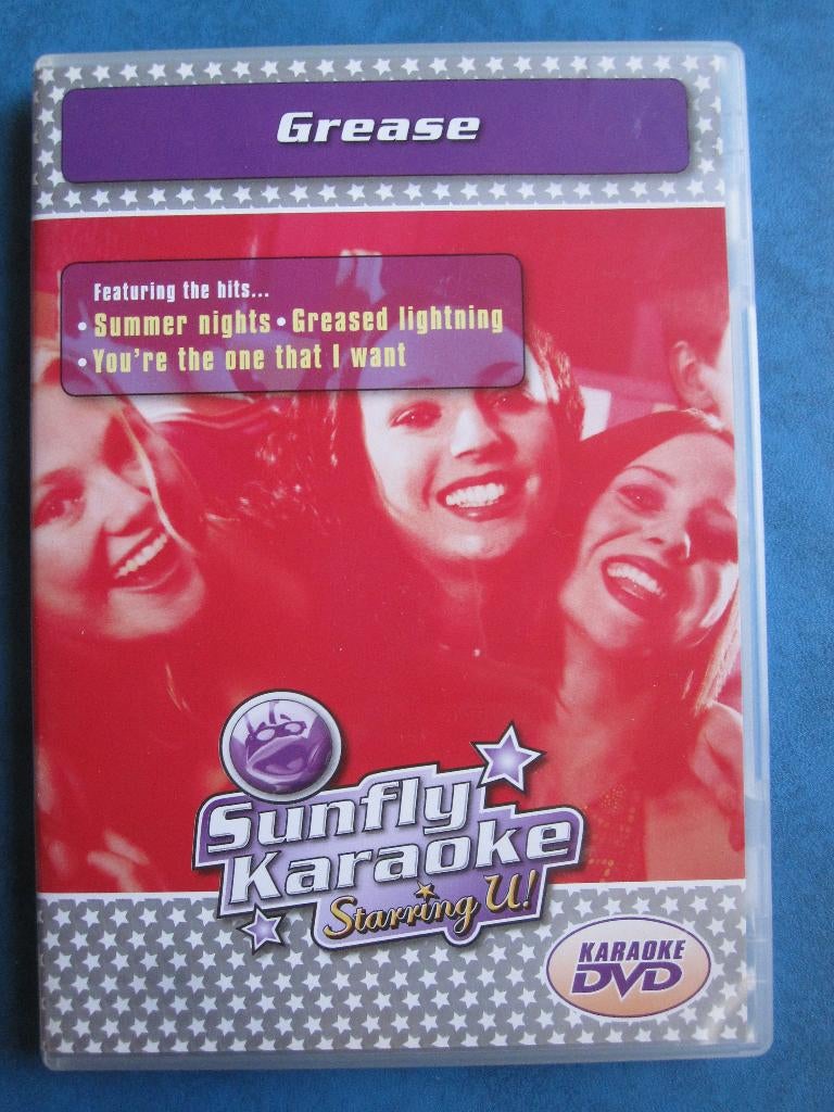Sunfly karaoke - Grease, Alle leeftijden, Ophalen of Verzenden, Zo goed als nieuw, Muziek en Concerten