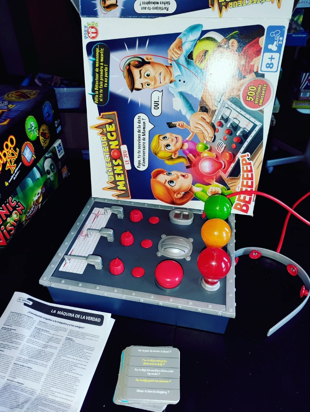 jeu de société détecteur de mensonges enfants, Enlèvement ou Envoi