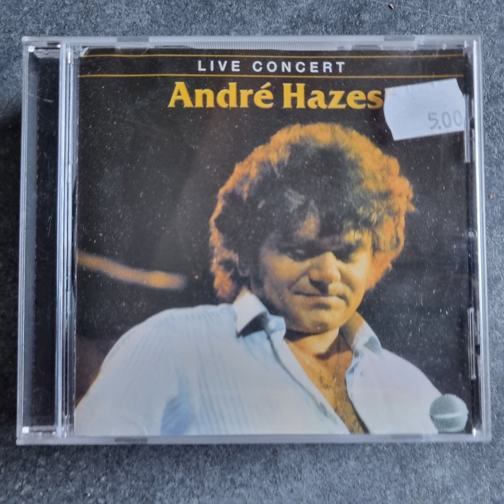 CD Andre Hazes - Live, Ophalen of Verzenden, Gebruikt, Levenslied of Smartlap, Live-album
