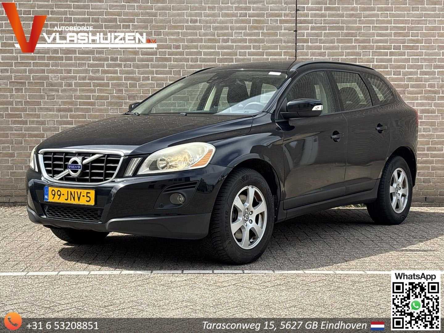 Volvo XC60 2.4D Kinetic | € 3.700,- NETTO! | Climate | Cruis, Zwart, SUV of Terreinwagen, Te koop, Traction-control