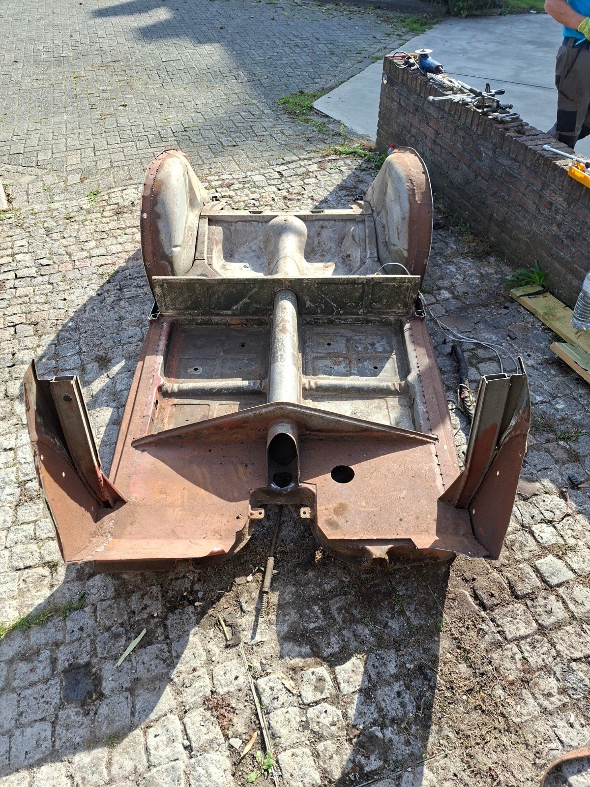 vloerplaat opel Olympia, Ophalen, Gebruikt, Opel