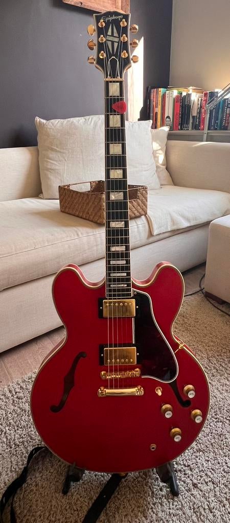 Epihone ES355 Inspired by Gibson, Ophalen, Zo goed als nieuw, Epiphone