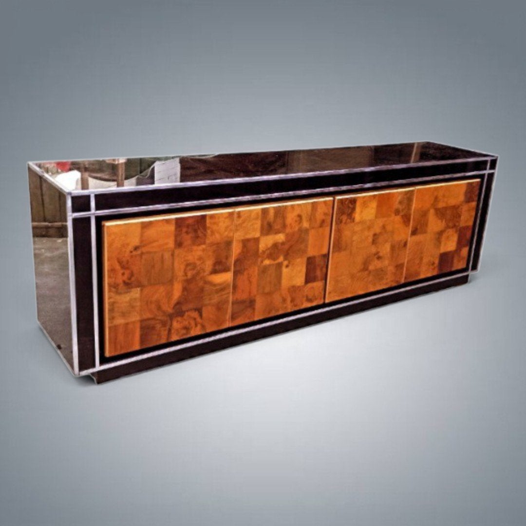 Sideboard Vintage Dressoir Willy Rizzo/Mario Sabot 1970's, Enlèvement