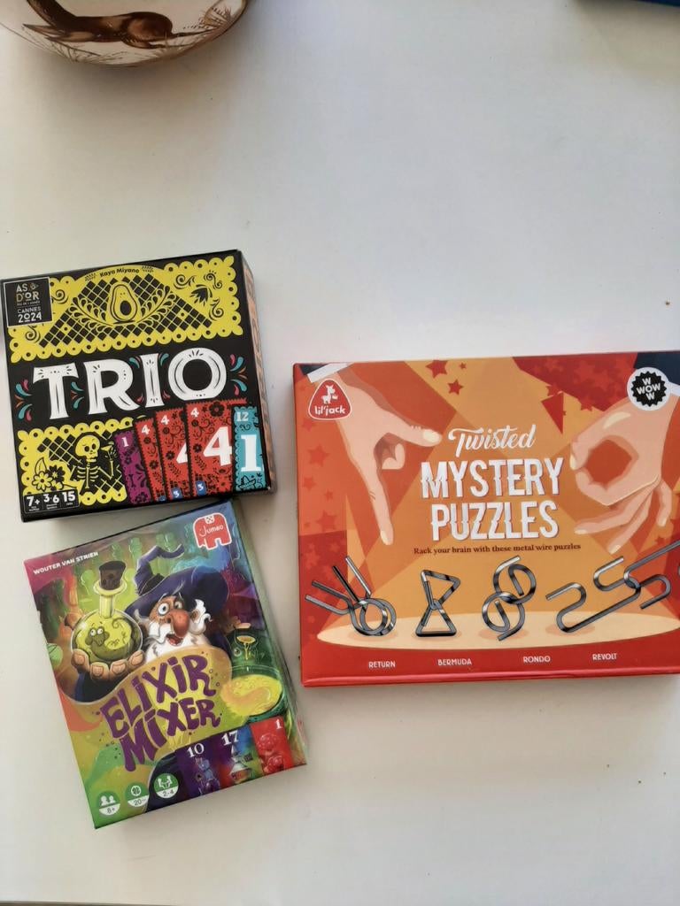 3 leuke gezelsschapsspellen voor de hele familie, Ophalen of Verzenden, Nieuw