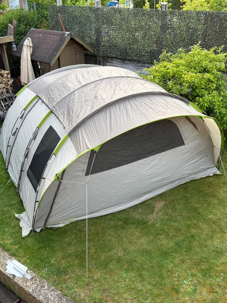Tente Quechua T6.2 XL B 6 personnes, Caravanes & Camping, Enlèvement, Comme neuf, Jusqu'à 6