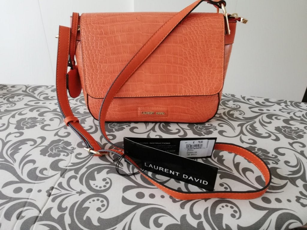 Tas/crossbody Laurent David, Ophalen of Verzenden, Nieuw, Oranje, Handtas