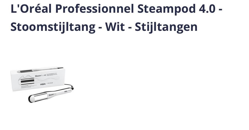 Steampod 4.0, Handtassen en Accessoires, Ophalen, Zo goed als nieuw