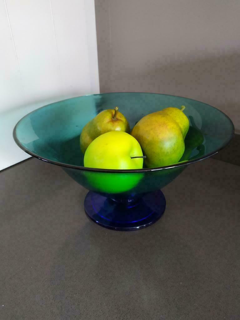 Coupe à fruits en verre coloré, Maison & Meubles, Enlèvement ou Envoi, Comme neuf, Verre