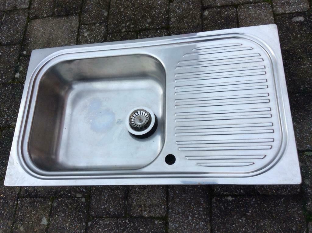 Évier en inox, Enlèvement, Utilisé, Inox