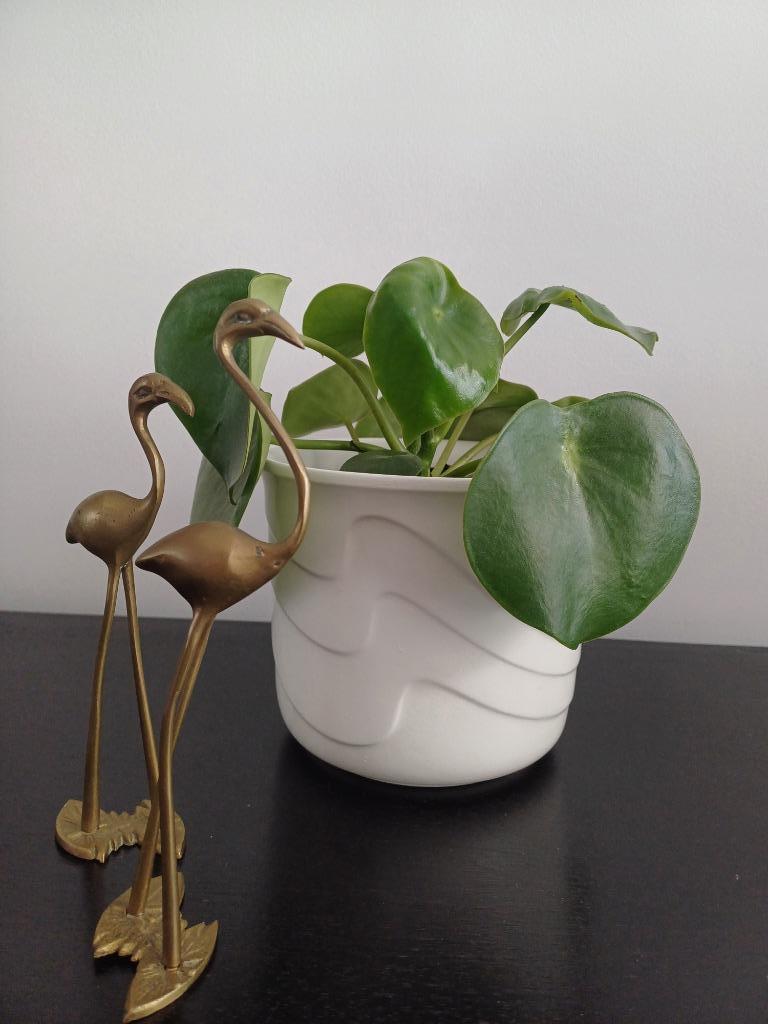 Pot à fleurs vintage 892-15 blanc golf Allemagne de l'Ouest, Enlèvement ou Envoi