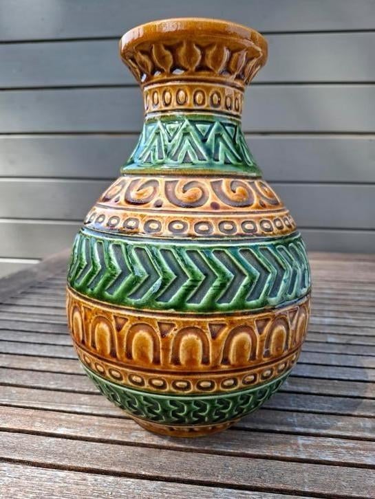 Vase vintage Bay West-Germany..., Enlèvement, Vert