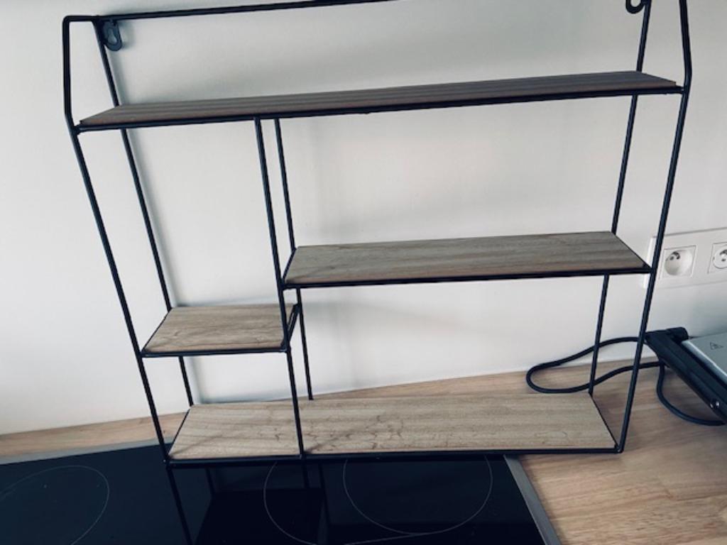 design rekje rek lifa 56 m breed x 53 cm hoog (afhalen gent), 25 à 75 disques, Comme neuf, Enlèvement, Métal