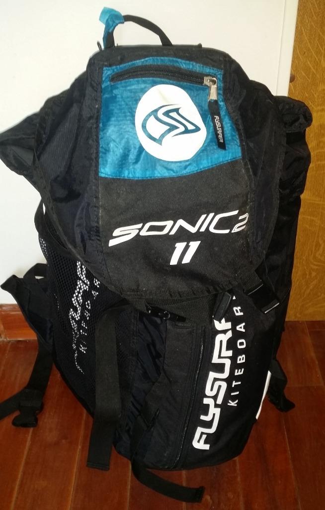 Aile Kitesurf Flysurfer sonic 2 11m2, Watersport en Boten, Kitesurfen, Ophalen, Zo goed als nieuw, 11 m², Kite