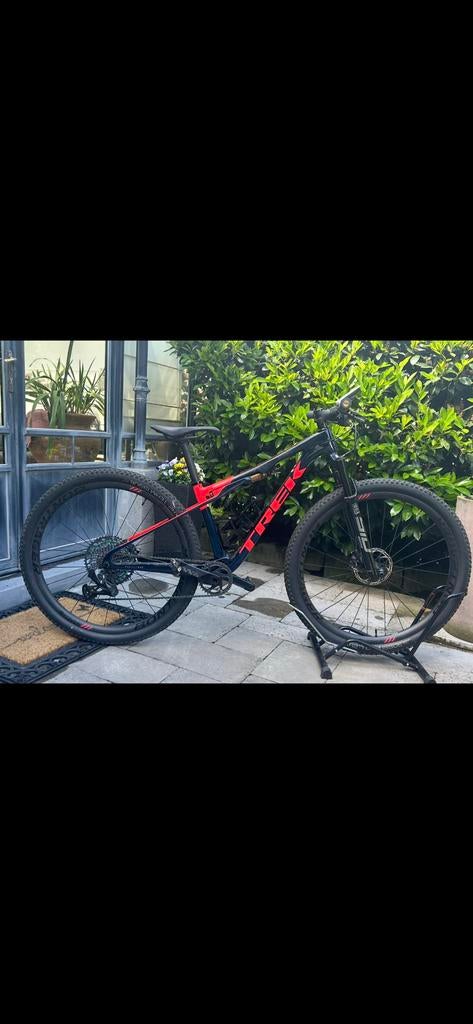 Velo VTT TREK  Supercaliber 9.9 XX1 AXS, rouge taille S, Enlèvement, Comme neuf, Trek