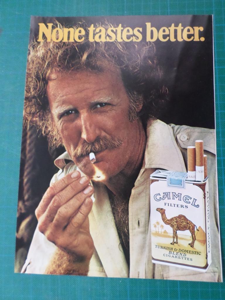 Camel cigarettes - publicité papier - 1980, Verzamelen, Merken en Reclamevoorwerpen, Ophalen of Verzenden, Gebruikt, Overige typen