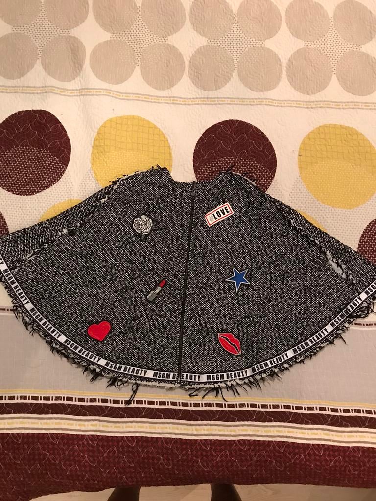 Te koop poncho “MSGM”, Kinderen en Baby's, Meisje, Trui of Vest, Ophalen of Verzenden, Zo goed als nieuw
