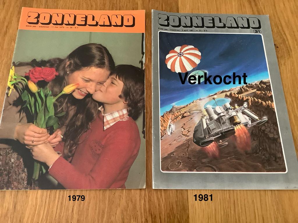 Zonneland 1979 - 1982 - 1989 - 1990, Collections, Revues, Journaux & Coupures, Journal ou Magazine, 1980 à nos jours, Enlèvement