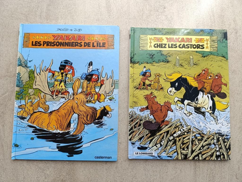 BD Yakari 3 Chez les castors  9 Prisonniers de l'ile, Enlèvement ou Envoi, Comme neuf