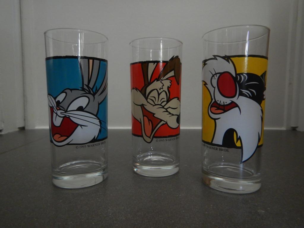 Looney Tunes glazen, Ophalen, Nieuw, Frisdrankglas