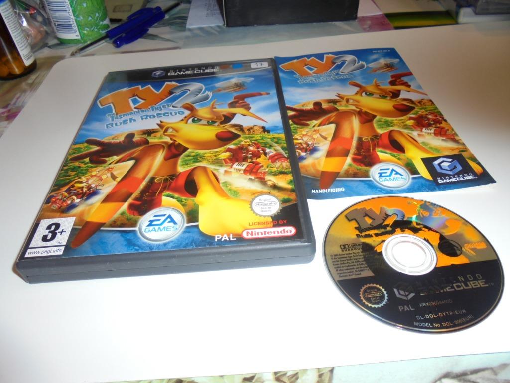 Game cube TY 2 The tasmanian tiger Bush Rescue (orig-complee, Games en Spelcomputers, Games | Nintendo GameCube, Gebruikt, Avontuur en Actie