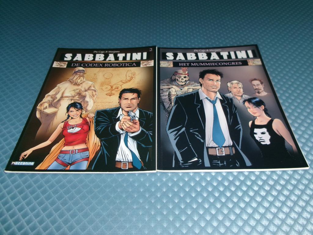 2 “Sabbatini” strips, Boeken, Strips | Comics, Zo goed als nieuw, Meerdere comics, Europa, Ophalen of Verzenden