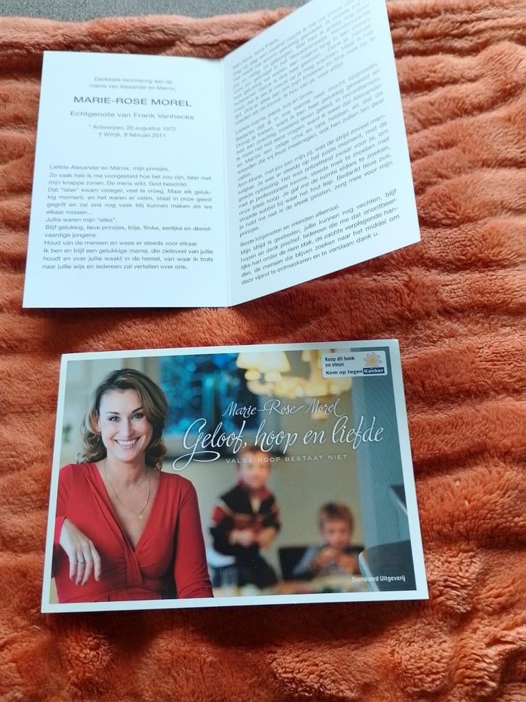 Marie Rose Morel, Verzamelen, Bidprentjes en Rouwkaarten, Ophalen of Verzenden